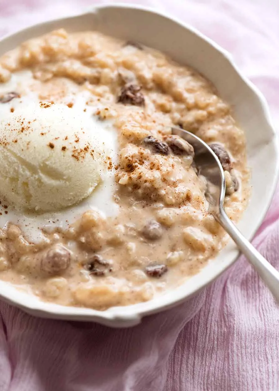 Cinnamon Vanilla Rice Pudding
